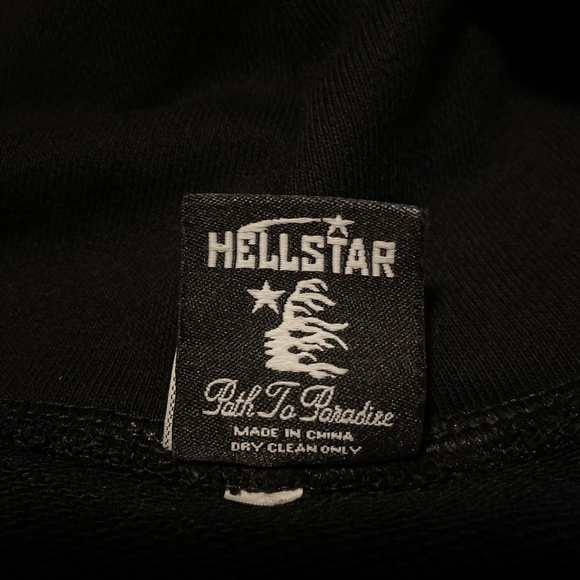 Hellstar Black Hoodie for Men - Picture 1 of 5
